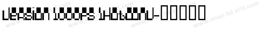Version 1000PS 1hotconv字体转换